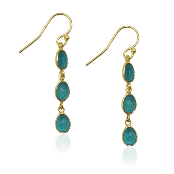 Apatite Hanging earring E5g-049